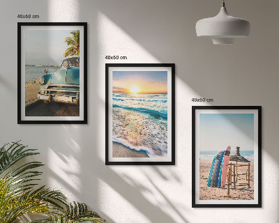 Billedvæg inspiration Miami solnedgangsferie