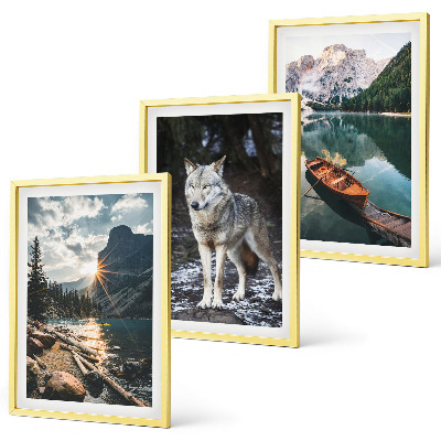 Billedvæg inspiration Bjerge søer ulv natur