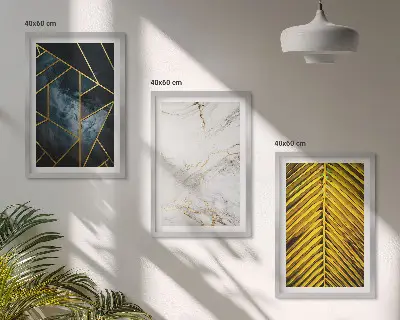 Sengesæt til soveværelset med geometriske mønstre og vegetation