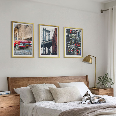 Billedvæg inspiration Gammel bilbro Brooklyn retro lyd