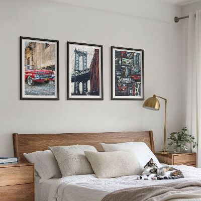 Billedvæg inspiration Gammel bilbro Brooklyn retro lyd