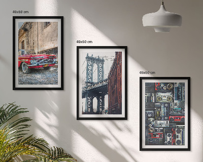 Billedvæg inspiration Gammel bilbro Brooklyn retro lyd