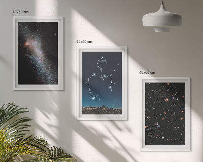 Billedsæt til soveværelset Galakser konstellationer rum Skytten