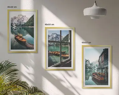Bjergsø bådehus billedsæt til soveværelset