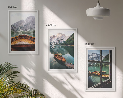 Billedvæg inspiration Bjergsø både vindue