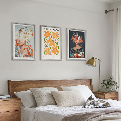 Billedvæg inspiration Blomsterportrætter med buketter