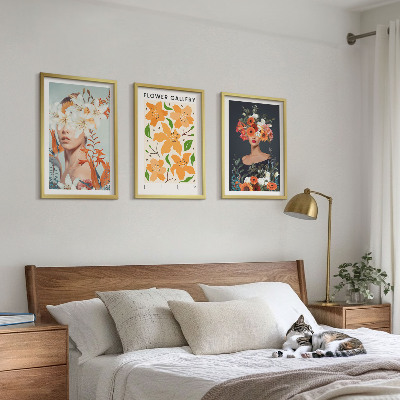 Billedvæg inspiration Blomsterportrætter med buketter
