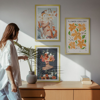 Billedvæg inspiration Blomsterportrætter med buketter