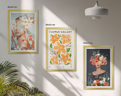 Billedvæg inspiration Blomsterportrætter med buketter