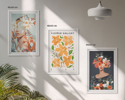 Billedvæg inspiration Blomsterportrætter med buketter