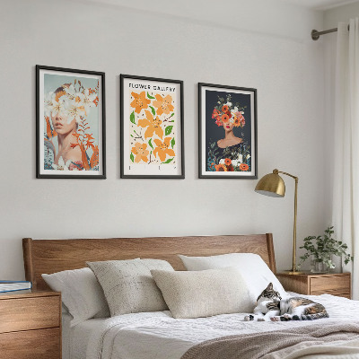 Billedvæg inspiration Blomsterportrætter med buketter