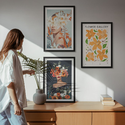 Billedvæg inspiration Blomsterportrætter med buketter