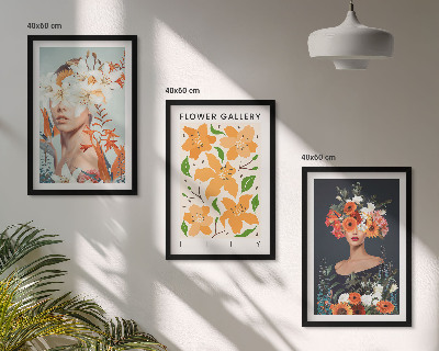 Billedvæg inspiration Blomsterportrætter med buketter