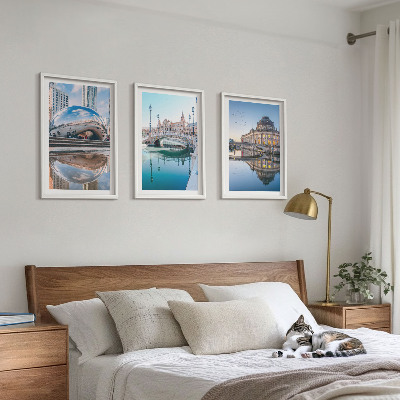 Billedvæg inspiration Arkitektur af byer på vandet