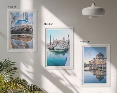 Billedvæg inspiration Arkitektur af byer på vandet