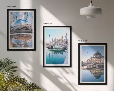 Billedvæg inspiration Arkitektur af byer på vandet