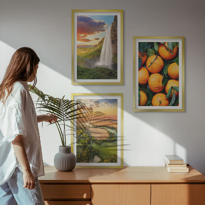 Billedsæt til soveværelset Orange Mountain-vandfaldet