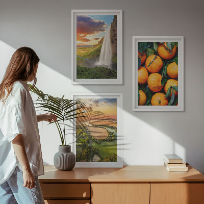 Billedsæt til soveværelset Orange Mountain-vandfaldet