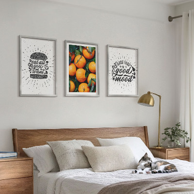 Billedvæg inspiration Saftige appelsiner køkken