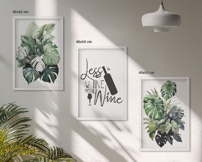 Billedvæg inspiration Vingrønne planteblade
