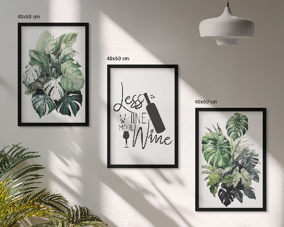 Billedvæg inspiration Vingrønne planteblade