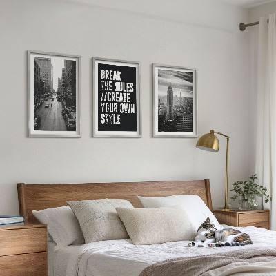 Billedvæg inspiration Inspiration til byens gader i sort og hvid