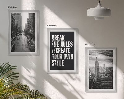 Billedvæg inspiration Inspiration til byens gader i sort og hvid
