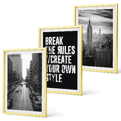 Billedvæg inspiration Inspiration til byens gader i sort og hvid