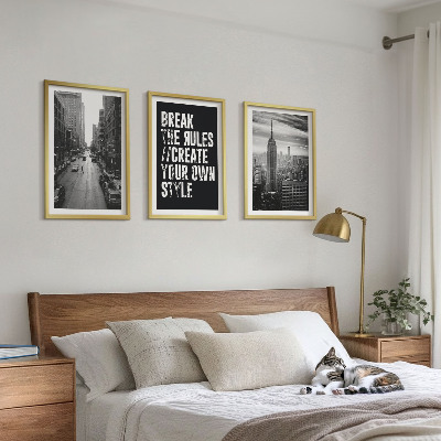 Billedvæg inspiration Inspiration til byens gader i sort og hvid