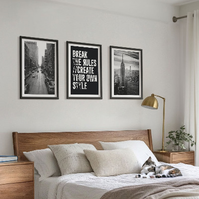 Billedvæg inspiration Inspiration til byens gader i sort og hvid