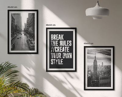 Billedvæg inspiration Inspiration til byens gader i sort og hvid
