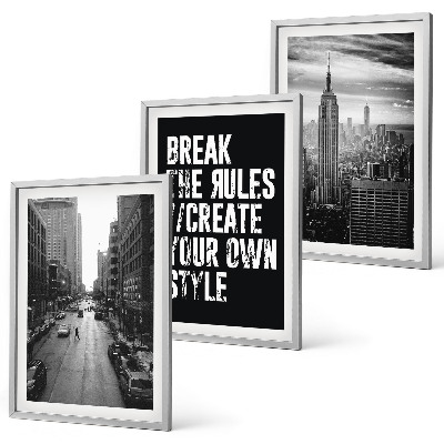 Billedvæg inspiration Inspiration til byens gader i sort og hvid