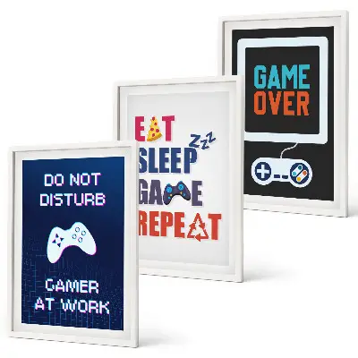 Vægdekoration til gaming inspiration til gamer-rummet
