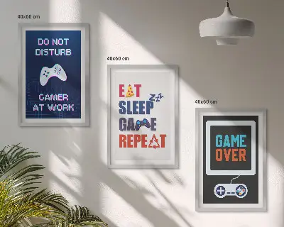 Vægdekoration til gaming inspiration til gamer-rummet