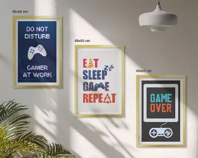 Vægdekoration til gaming inspiration til gamer-rummet