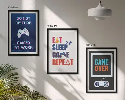 Vægdekoration til gaming inspiration til gamer-rummet