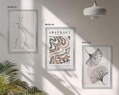 Billedvæg inspiration Abstrakte boho mønstre former