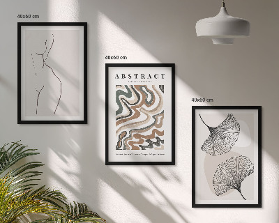Billedvæg inspiration Abstrakte boho mønstre former