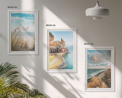 Billedvæg inspiration Landskaber strand klipper by