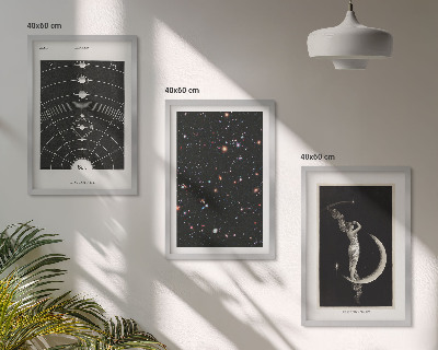Billedvæg inspiration Solsystemets natfigur