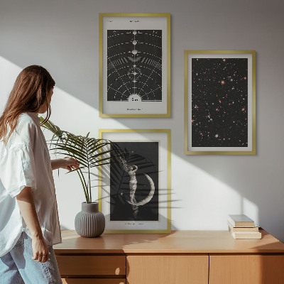 Billedvæg inspiration Solsystemets natfigur