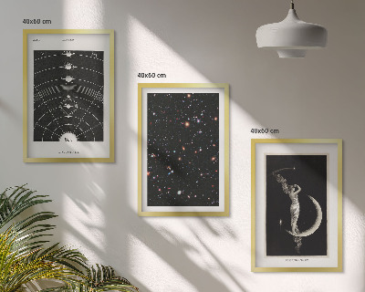 Billedvæg inspiration Solsystemets natfigur