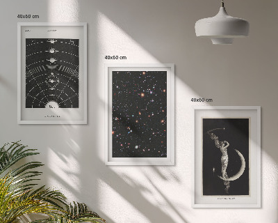 Billedvæg inspiration Solsystemets natfigur
