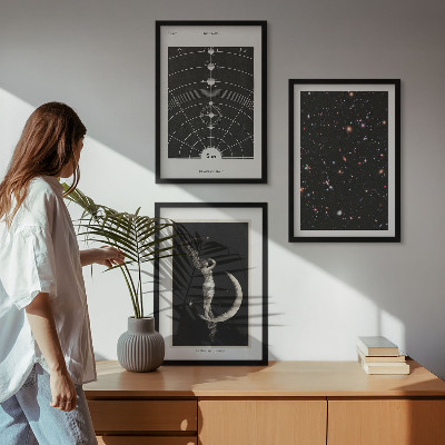 Billedvæg inspiration Solsystemets natfigur