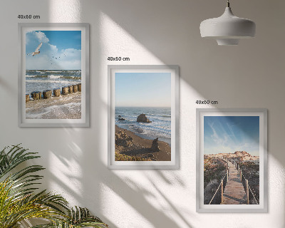 Billedvæg inspiration strand bølger himmel mole gang