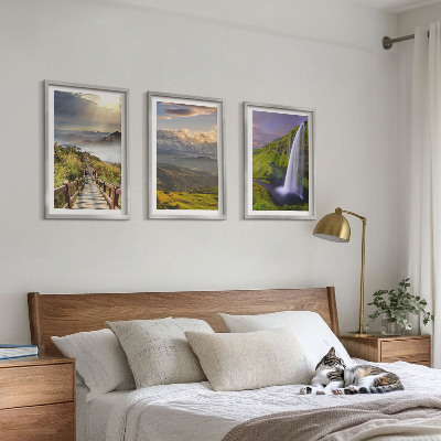 Billedvæg inspiration Bjerglandskaber vandfald