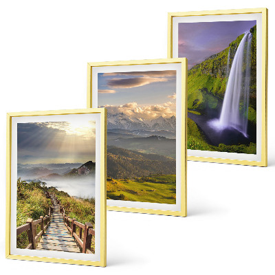Billedvæg inspiration Bjerglandskaber vandfald
