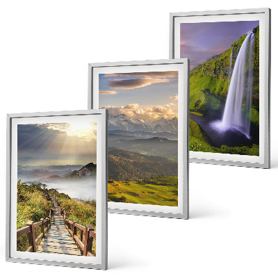 Billedvæg inspiration Bjerglandskaber vandfald