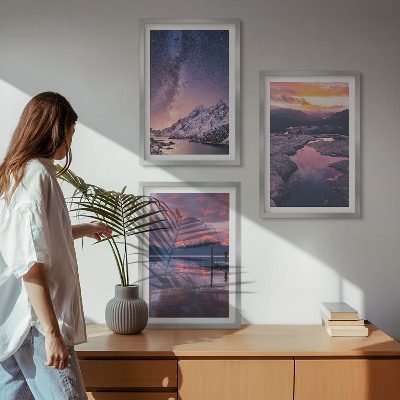 Billedvæg inspiration Bjerge, vand, smukke landskaber