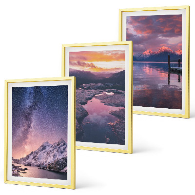 Billedvæg inspiration Bjerge, vand, smukke landskaber